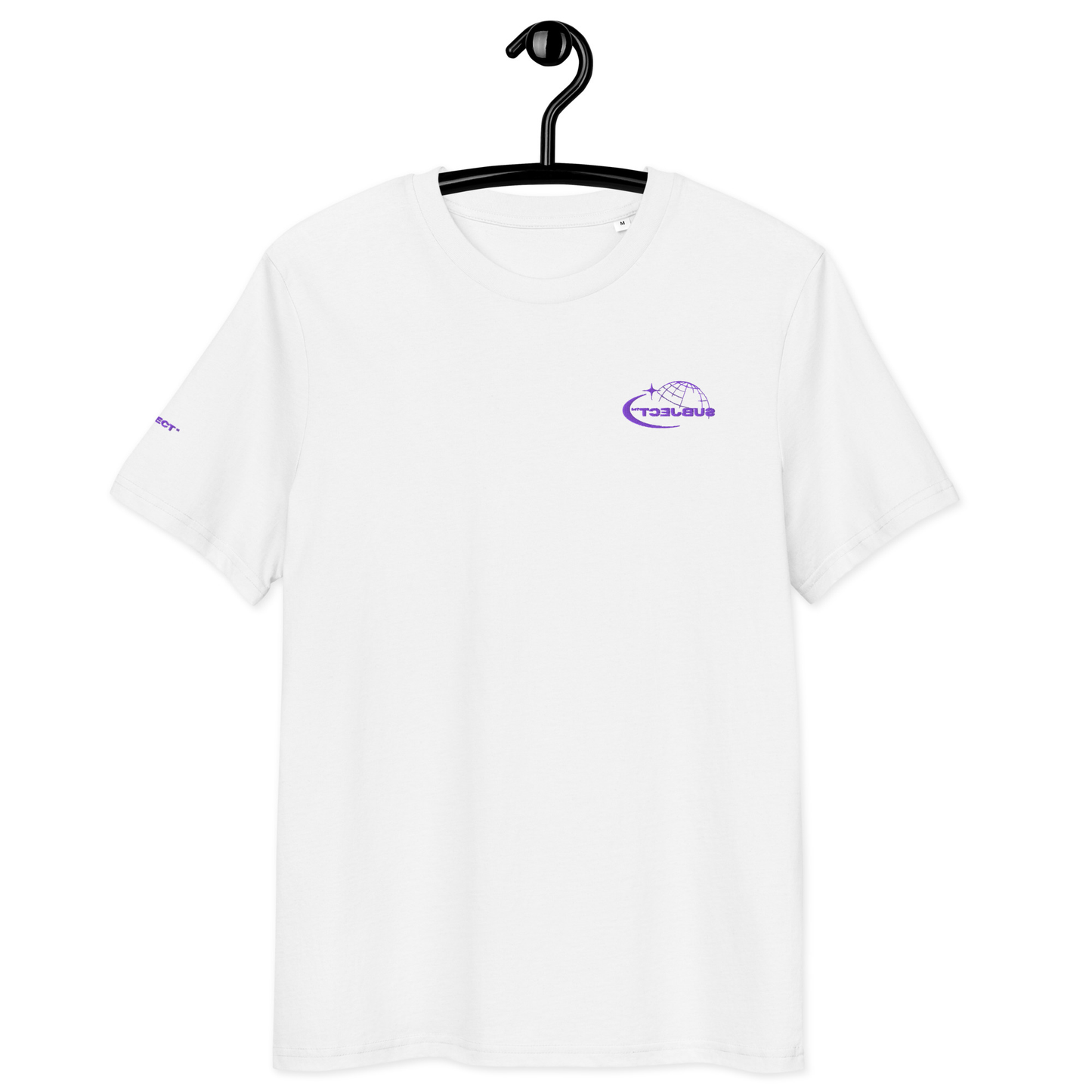 Unisex organic ribbed neck t-shirt