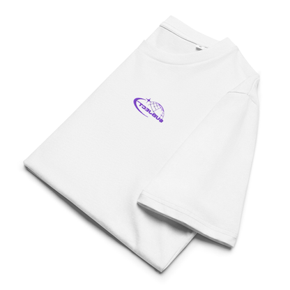 Unisex organic ribbed neck t-shirt